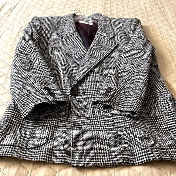 Breckenridge Vintage Oversized
Checked Blazer doble breast‎  plaids Wool … - Picture 8 of 13